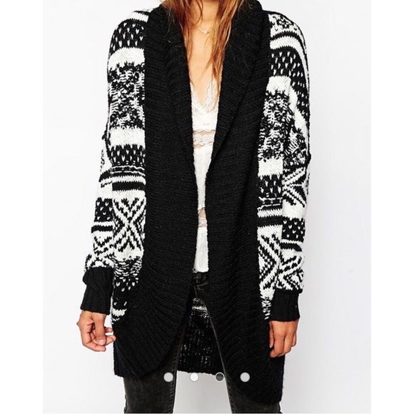 Abercrombie Open Thick Knit Cardigan - Picture 4 of 15